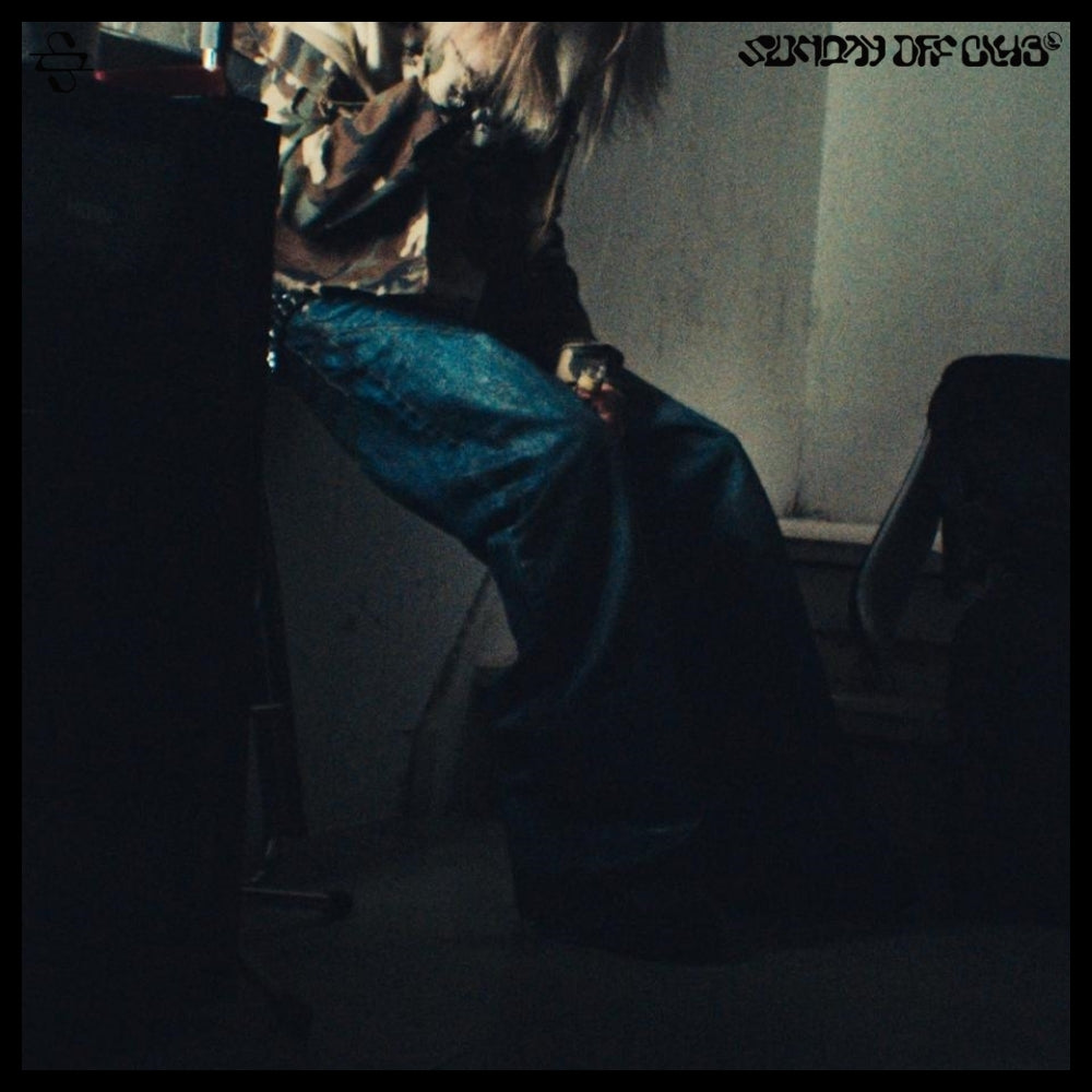 【SUNDAYOFFCLUB】Waxed Wide Leg Denim Luster Blue