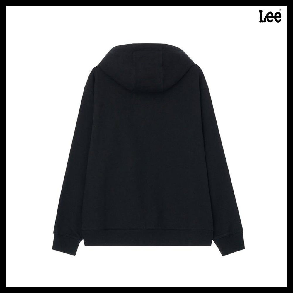 【LEE】アウトレットビッグツイッチロゴフードTシャツブラック