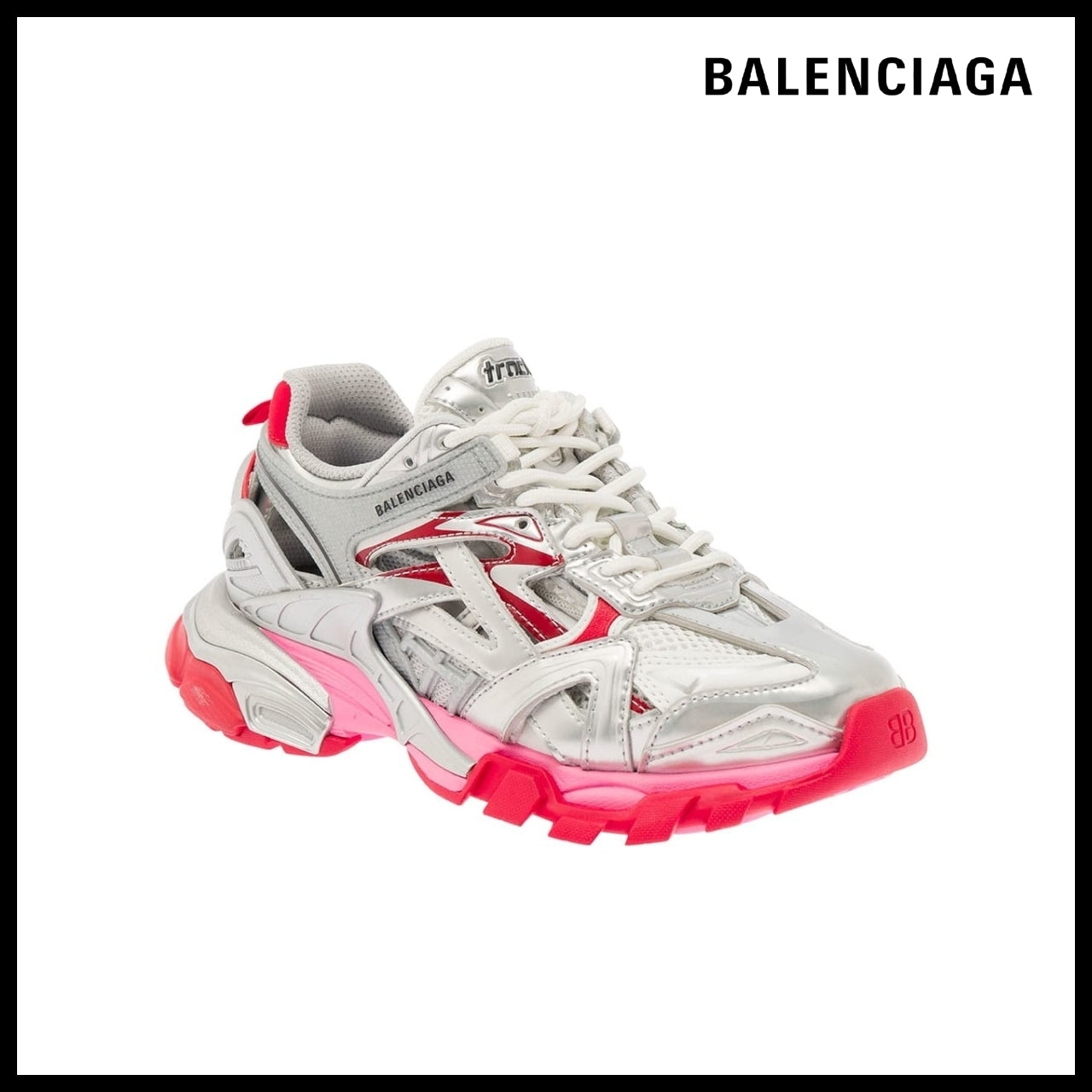 【BALENCIAGA】Track Kids Multicolor Track 2 Metal Upper