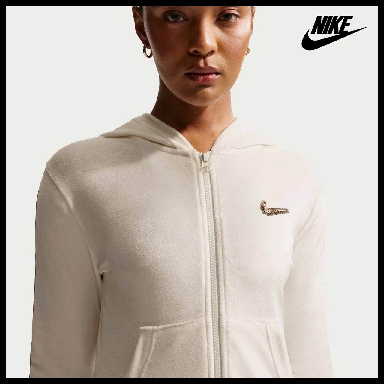 【NIKE】Sportswear Full-Zip Long Sleeve Hooded Top W