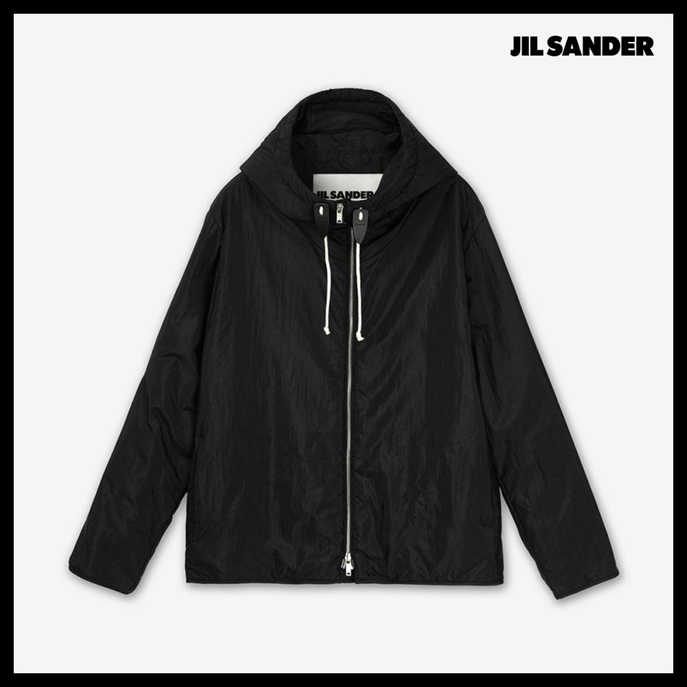 【Jil Sander】Hood Blouson Jacket Black
