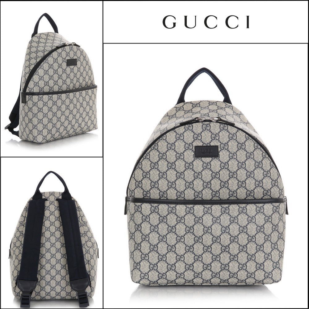 【GUCCI】Kids GG Supreme Canvas Backpack