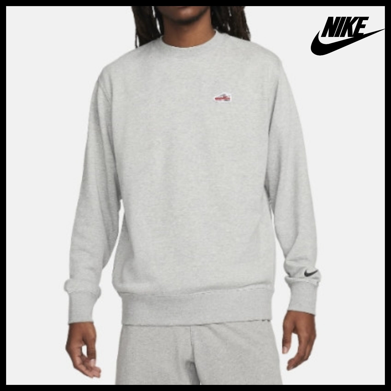 【Nike】 Max 90 Sweatshirt Black Gray