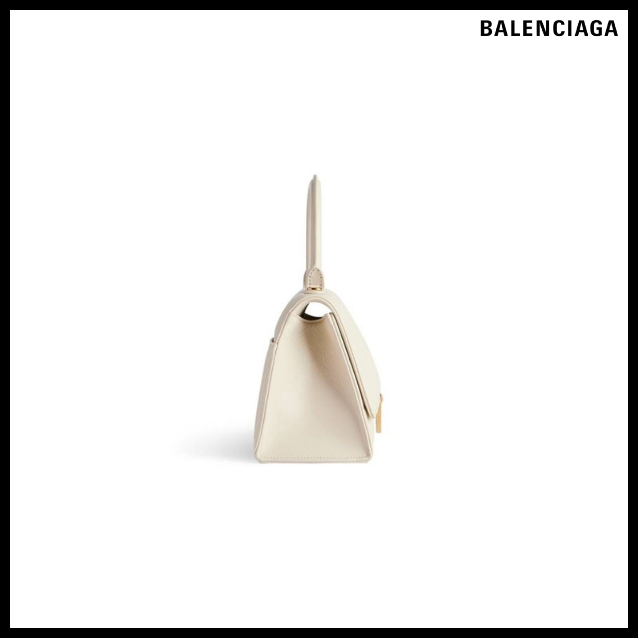 【BALENCIAGA】Hourglass Small Handbag in Light Beige