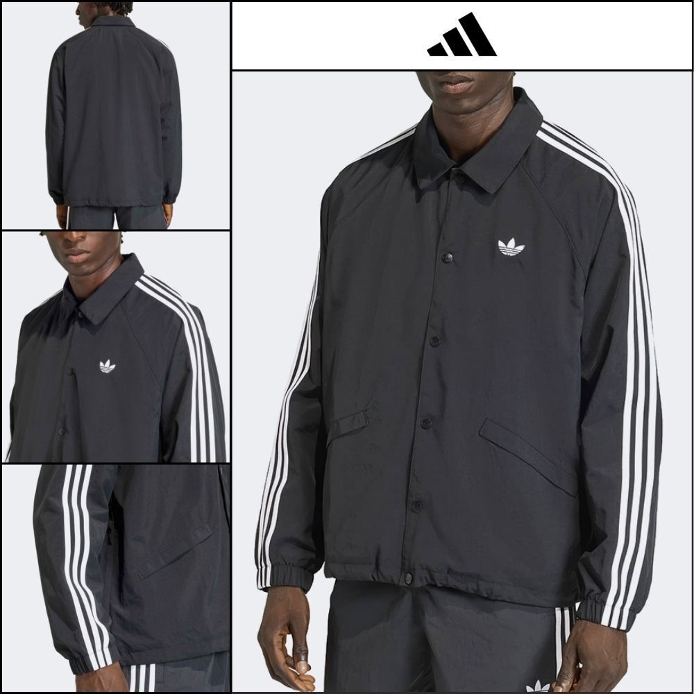 ★ADIDAS★ 3-Stripes Coach Jacket KE3598