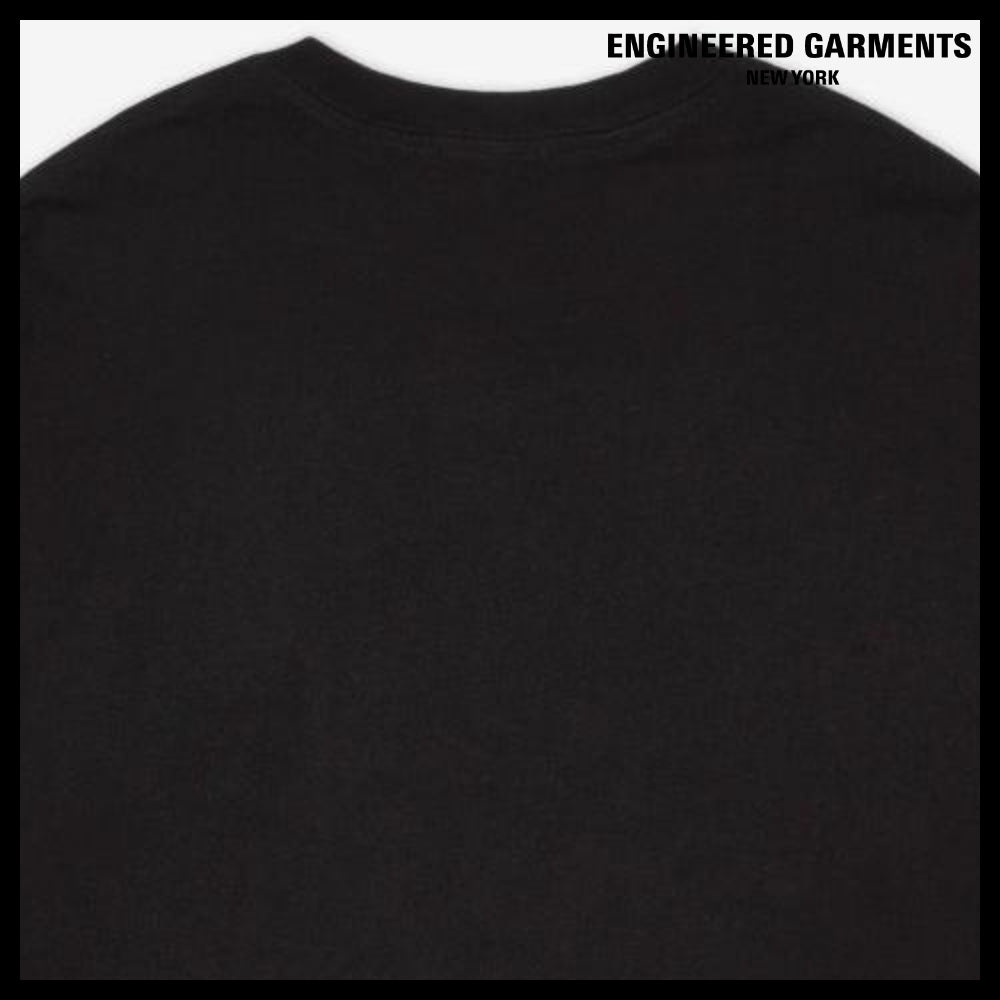 ◆Engineered Garments◆ プリント クロス クルーネック Tシャツ