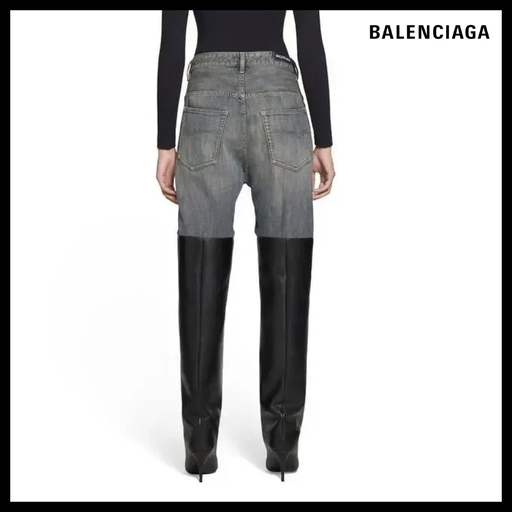 【BALENCIAGA】Waders Pantashoes In Blue