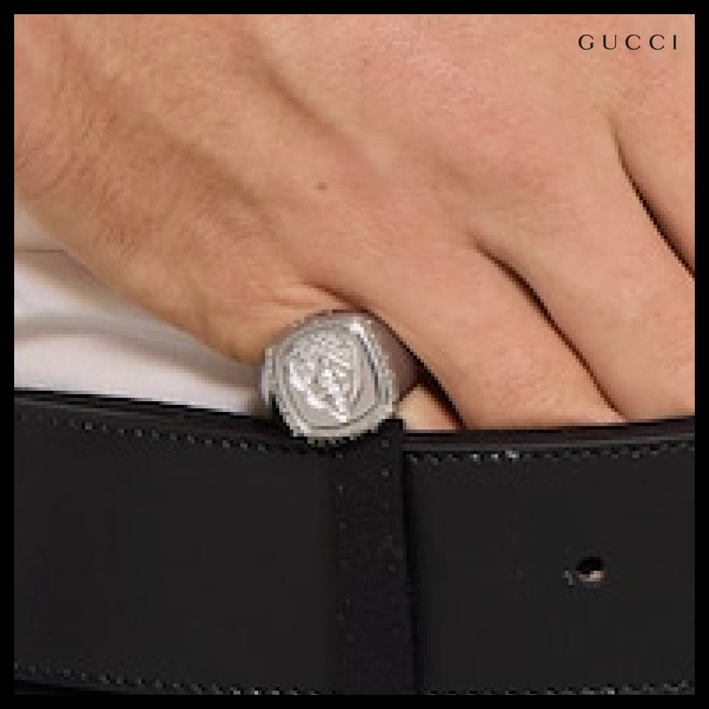 【GUCCI】Crest Signet Ring 0926