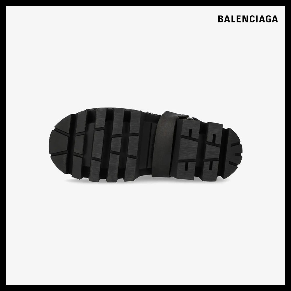 【BALENCIAGA】Bulldozer Harness Boots - Black