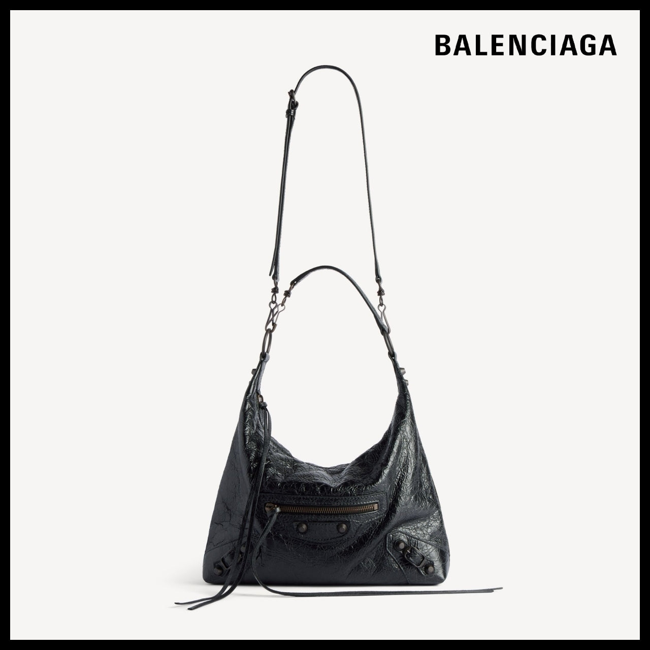 【BALENCIAGA】Le City Hobo Bag Small Black