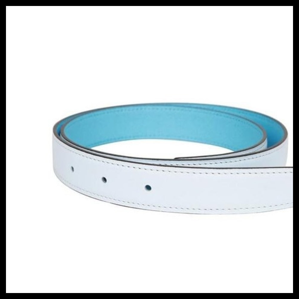 【HERMES】H Email Belt Reversible Blue Lime