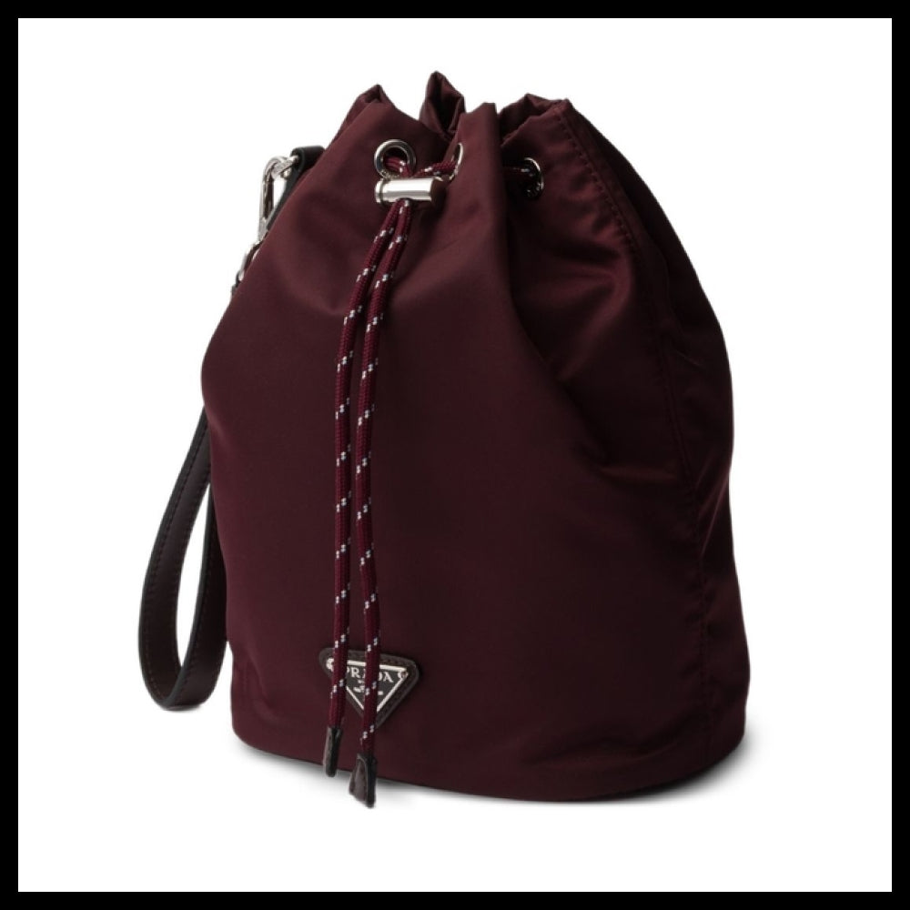 【PRADA】Burgundy clutch bag