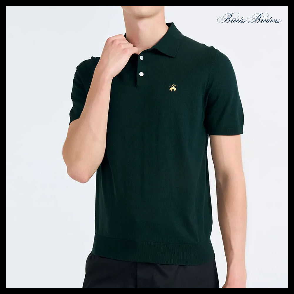 【Brooks Brothers】Cotton Silk Polo Sweater 4Colors