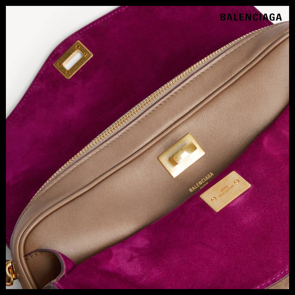 【BALENCIAGA】Le Set Shoulder Bag Medium Biscuit