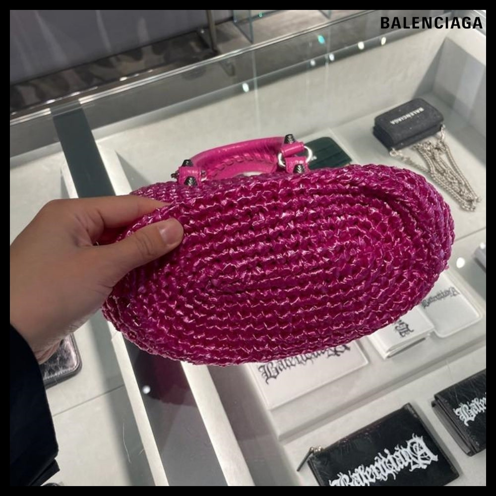 【BALENCIAGA】Le Cagole Small Panier Pink