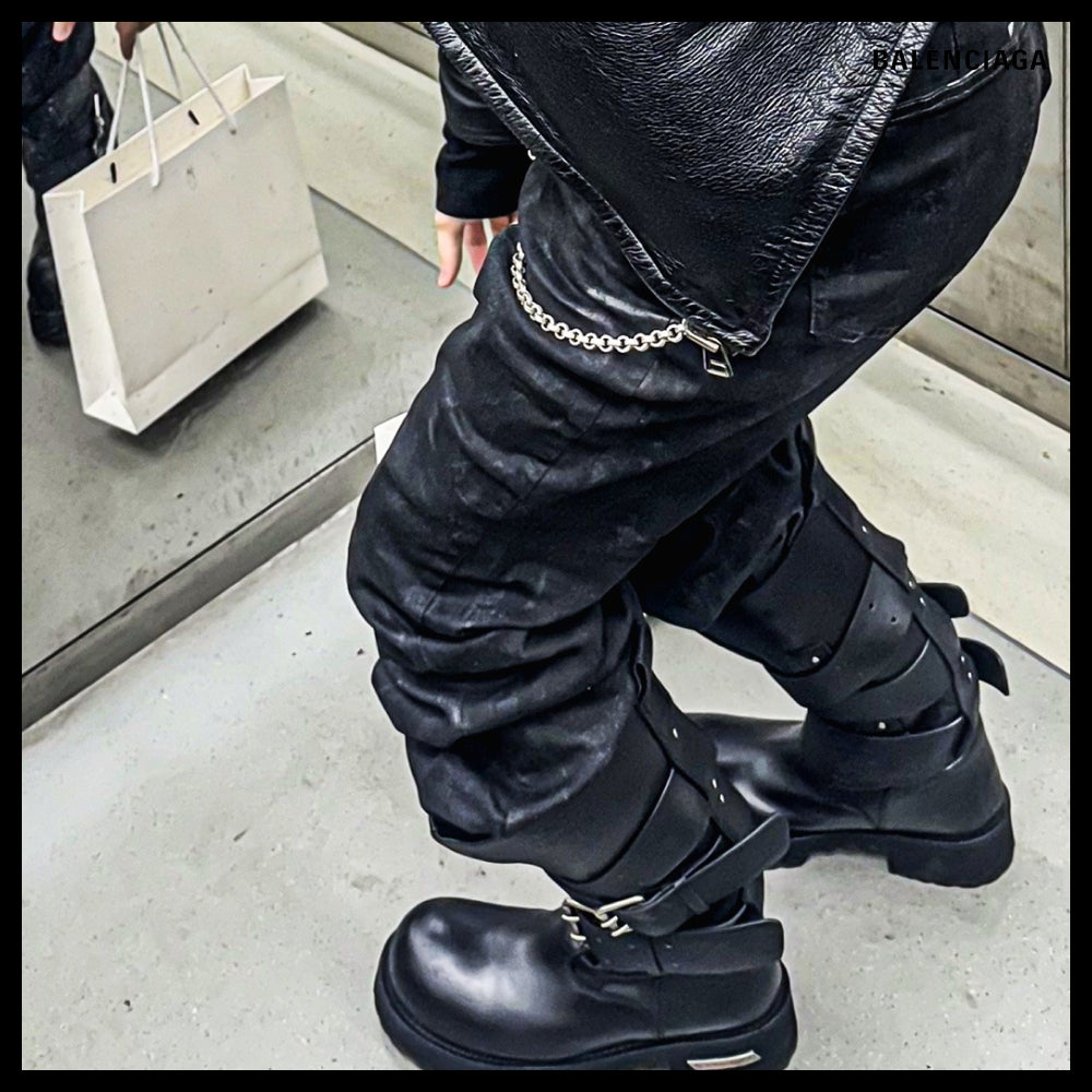【Balenciaga】Venom High Boot Black