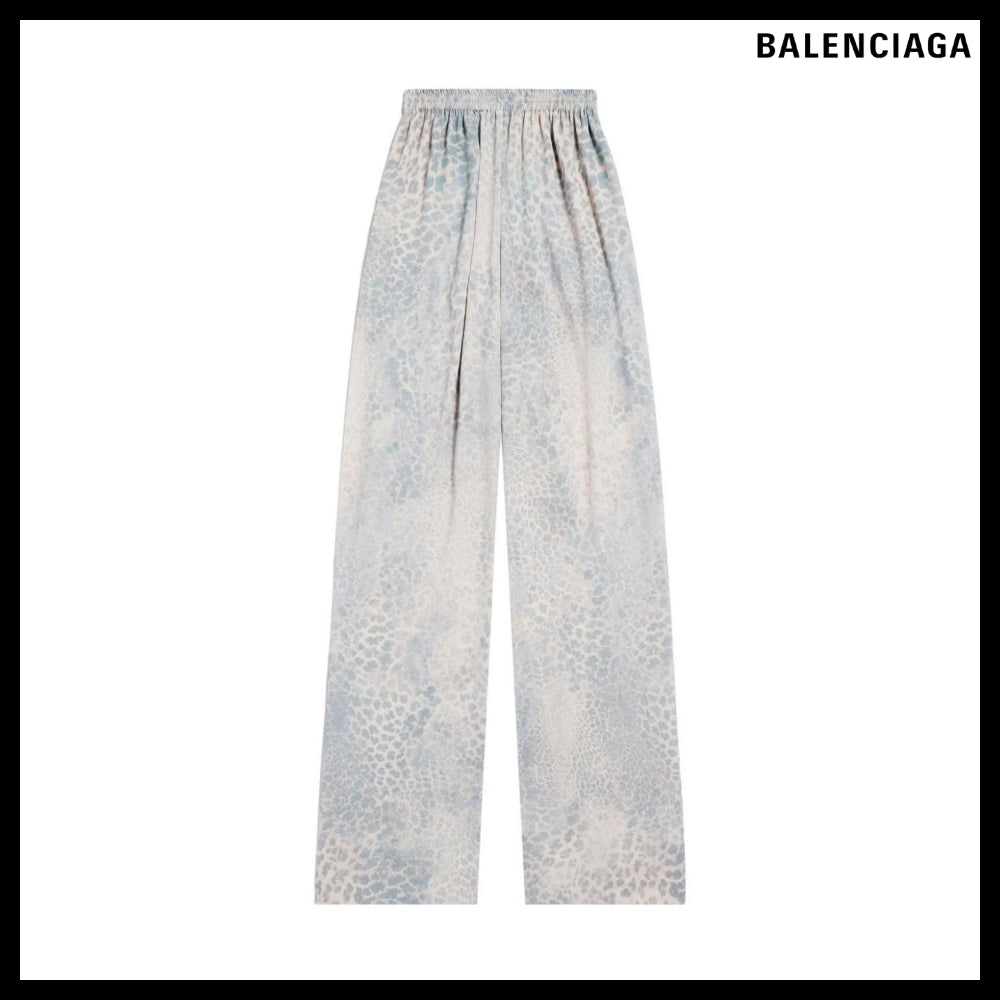 【BALENCIAGA】Bleached Leo Fluid Tracksuit Pants