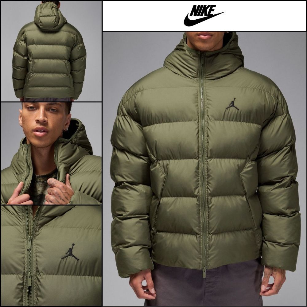 【NIKE】JORDAN Brooklyn Puffer Jacket Medium Olive