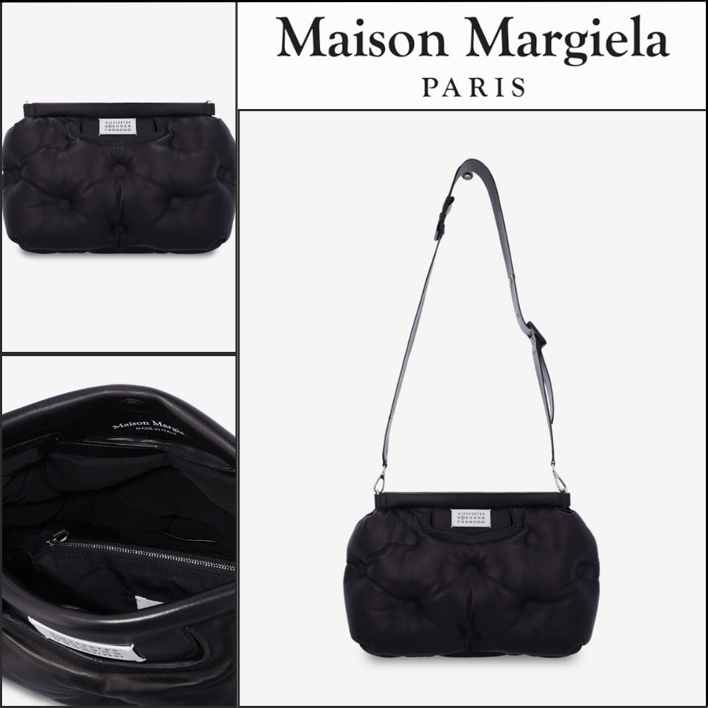 【Maison Margiela】Glam Slam Classic Medium Tote Bag Black