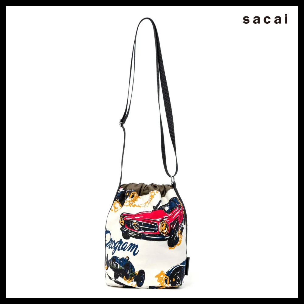 【sacai】Zantan Makeup Pouch White
