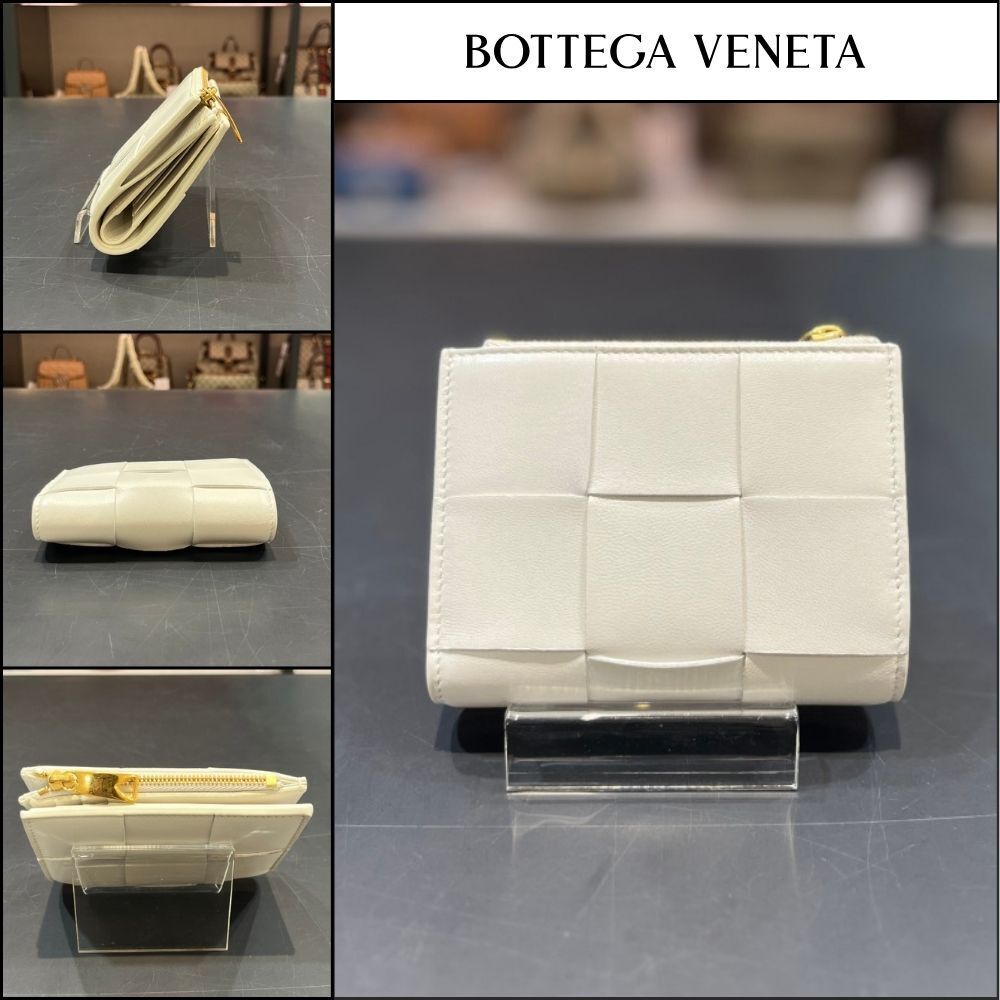 【BOTTEGA VENETA】INTRECCIATO LEATHER BI-FOLD WALLET