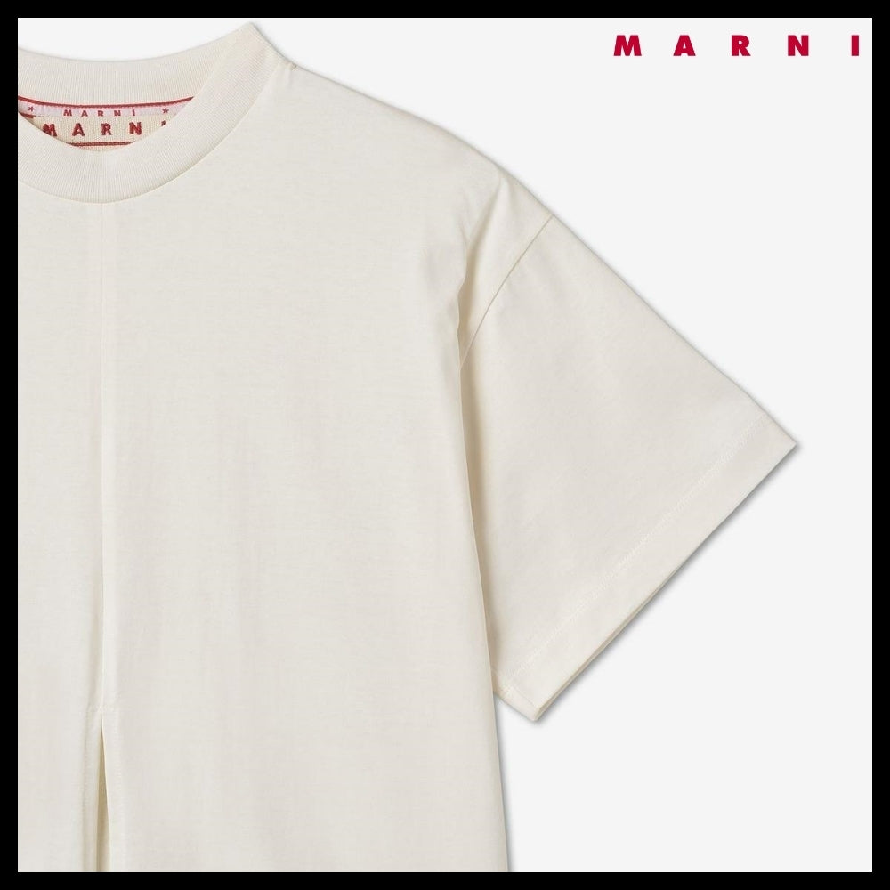 【MARNI】ノーベイカンシーイン クロップ 半袖Tシャツ ホワイト