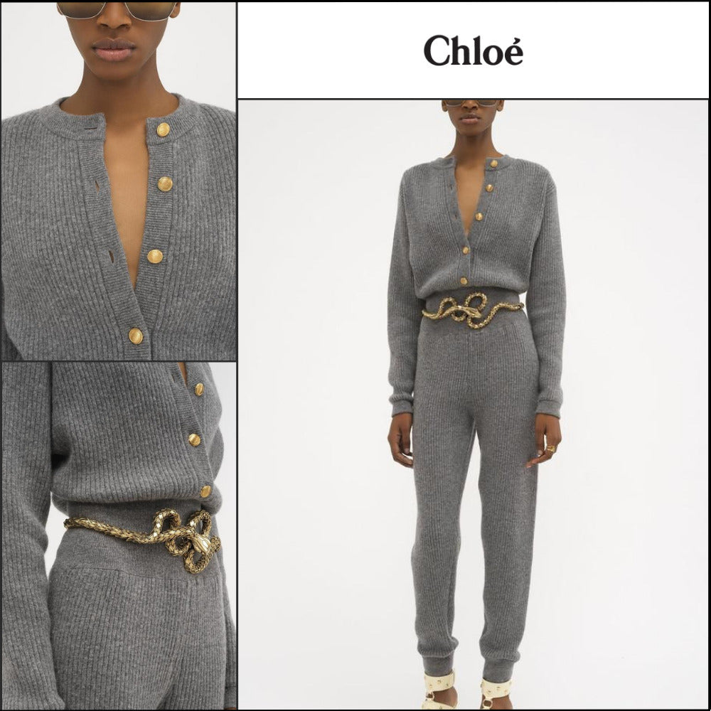 【Chloe】Jumpsuit in Wool & Cashmere