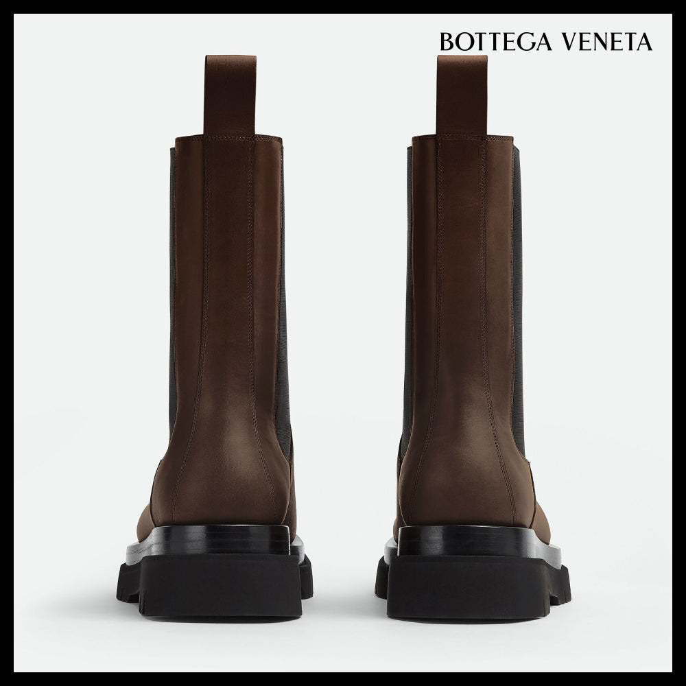 【韓国百貨店 BOTTEGA VENETA】Lug Chelsea Boots Fondant