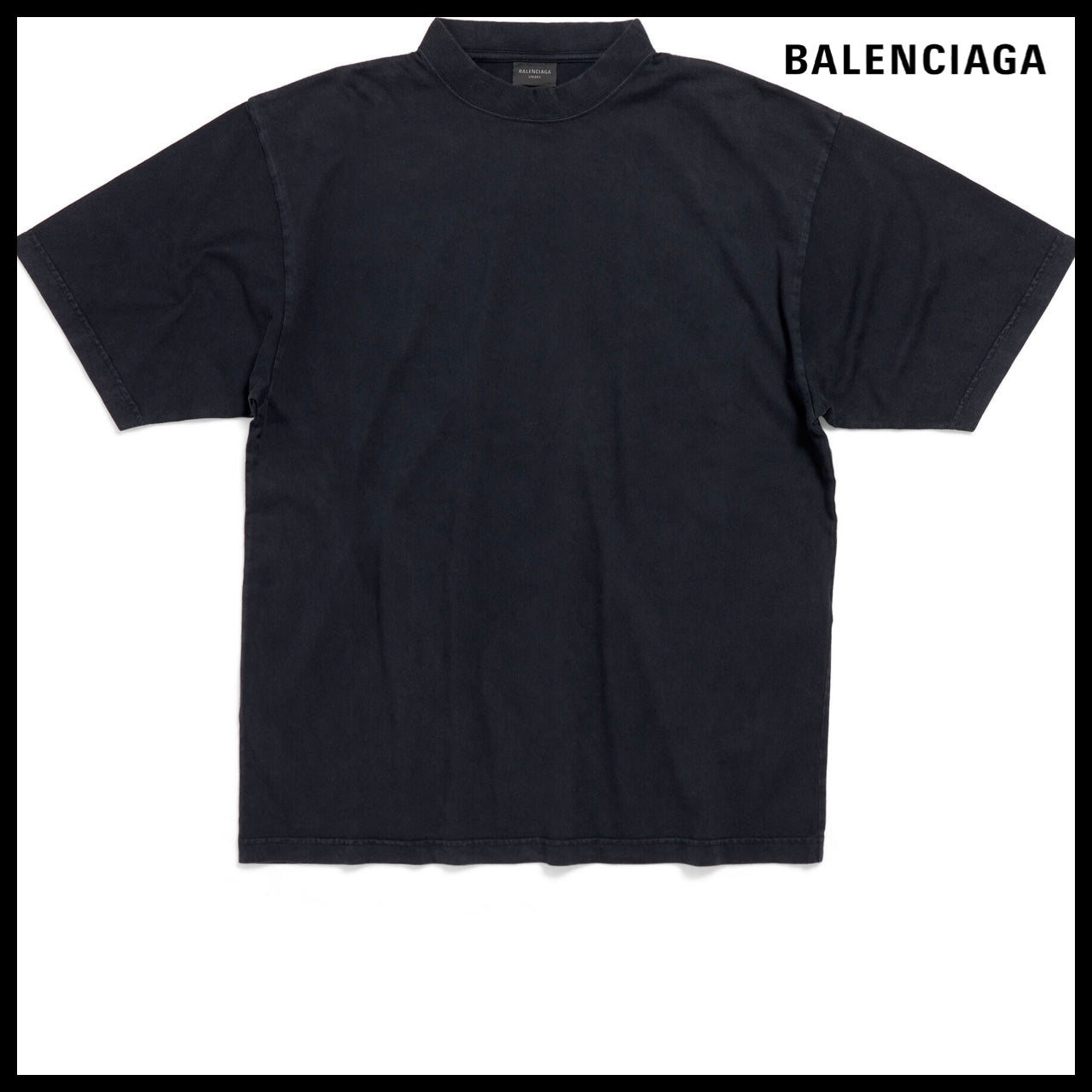 【BALENCIAGA】Hand-Drawn T-Shirt Medium Fit