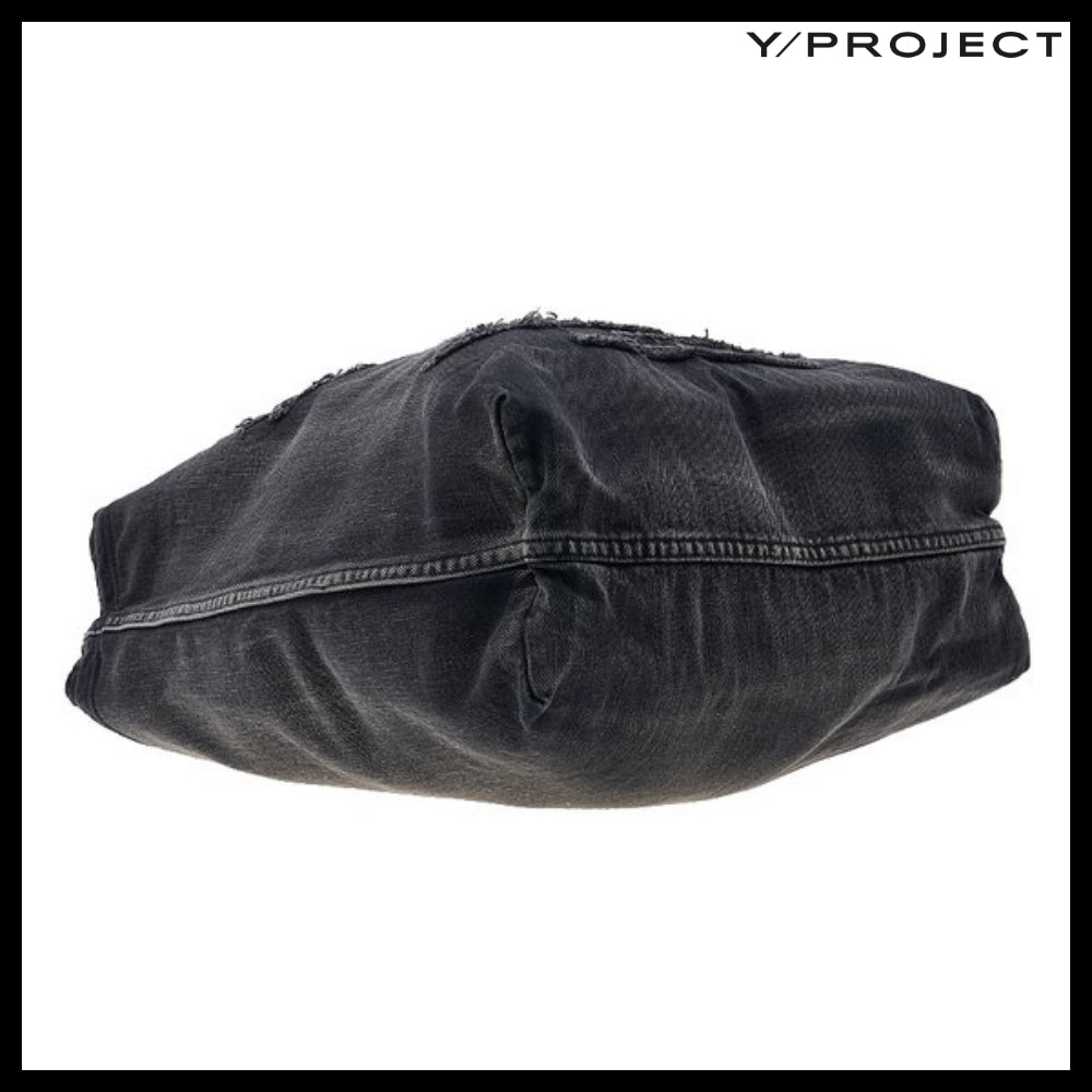 【Y PROJECT】Logo Embroidered Tote Bag