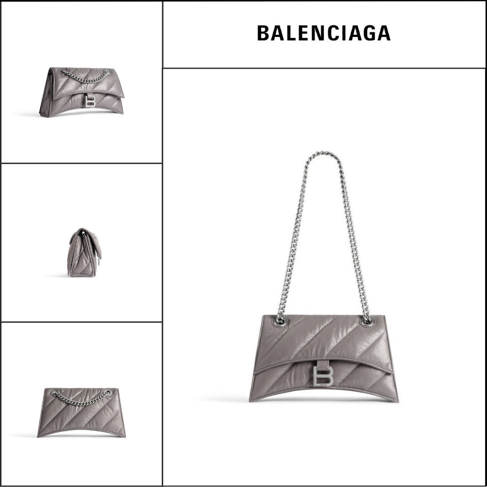 【BALENCIAGA】Crush Small Chain Bag Quilted