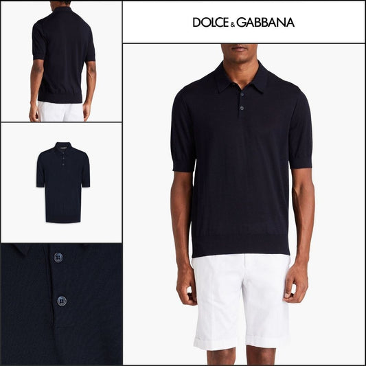 【正規品】Dolce & Gabbana カシミア100％ ポロシャツ