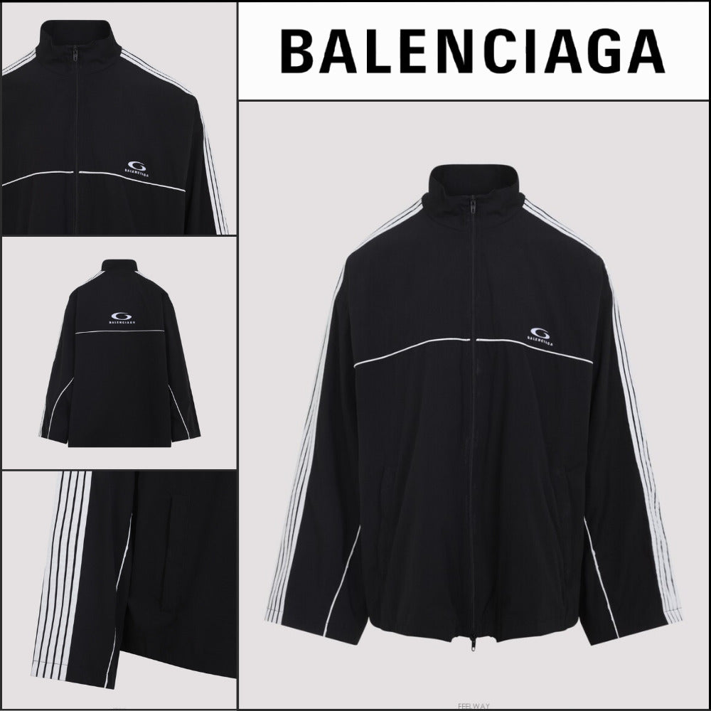 【BALENCIAGA】Large Tracksuit Jacket Black
