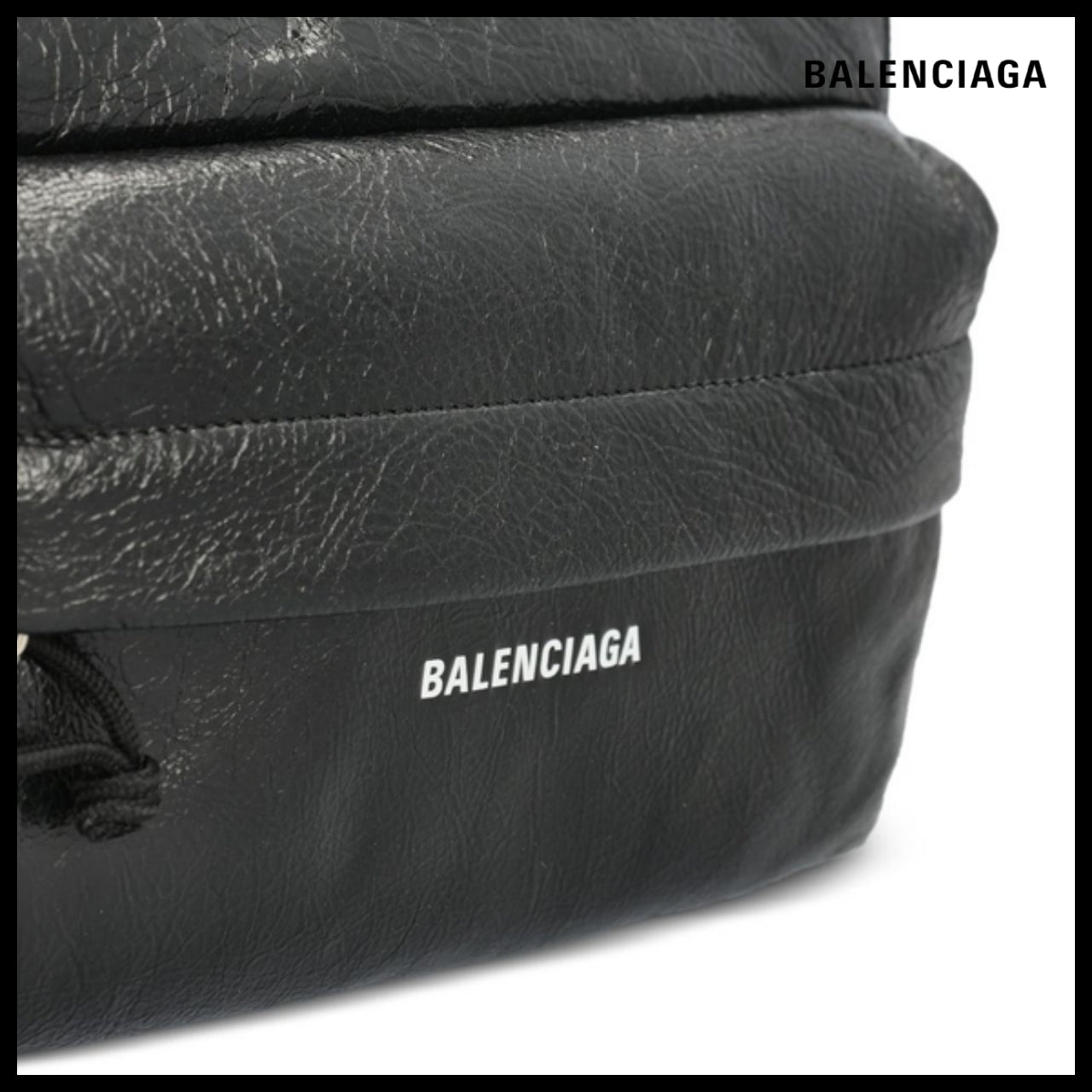 【BALENCIAGA】Black Crossbody Bag sleek crossbody