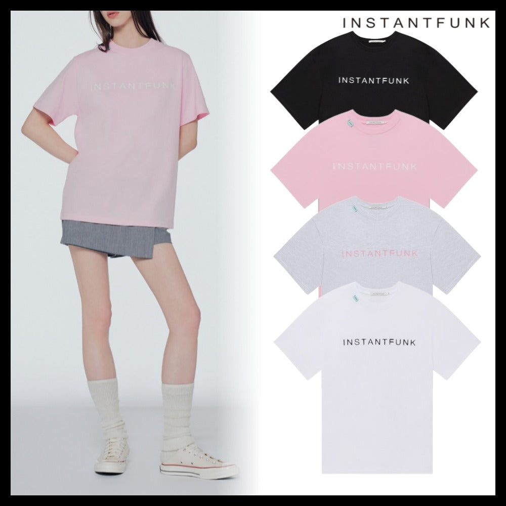 【INSTANTFUNK】VINTAGE LOGO T-SHIRTS 4COLOR
