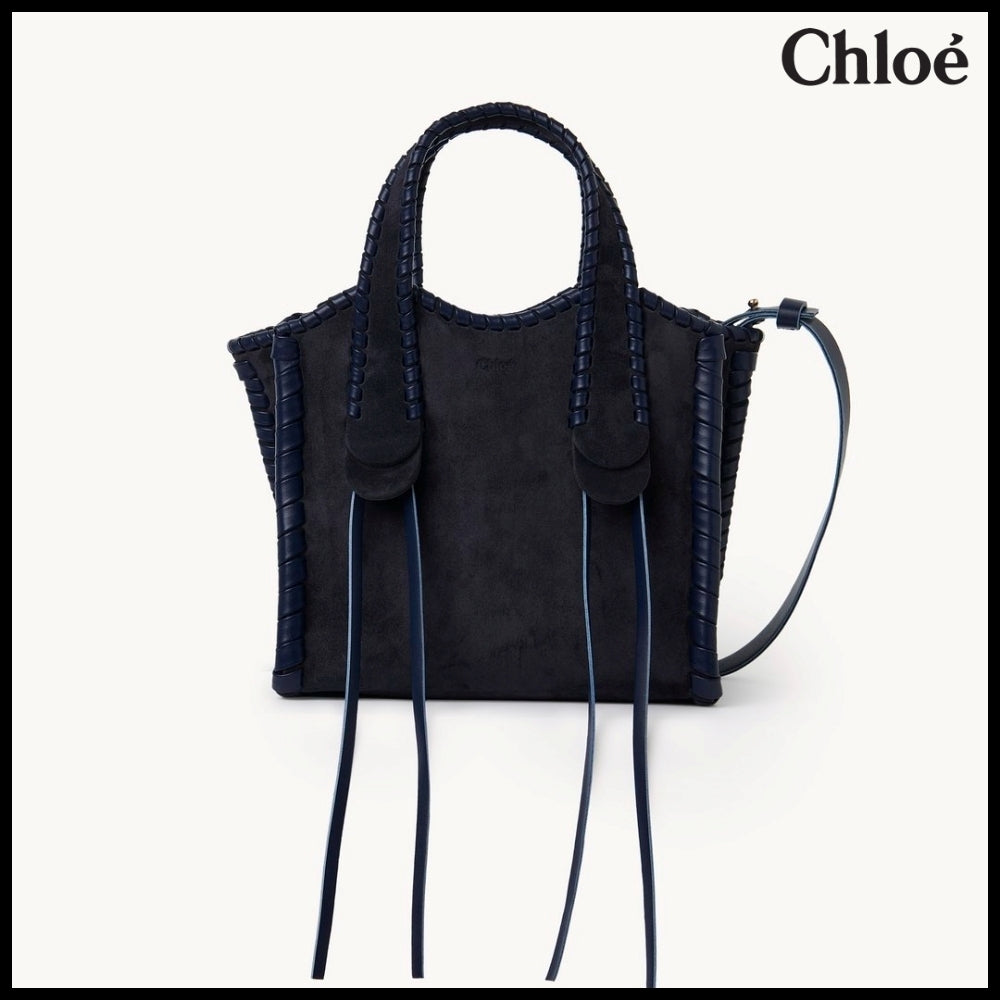 【Chloe】Mony Small Tote Midnight Blue