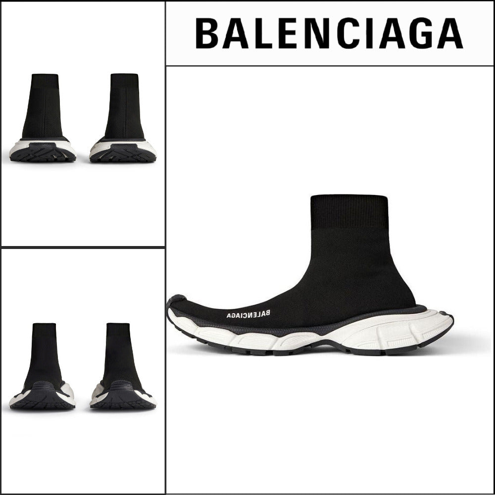 【BALENCIAGA】3XL Sock Sneakers Black Recycled Knit