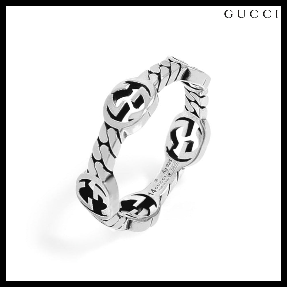 【GUCCI】Interlocking G Chain Ring