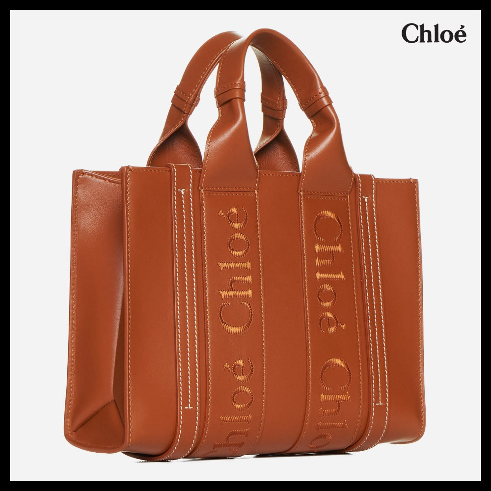 【Chloe】Woody Small Tote Bag Caramel