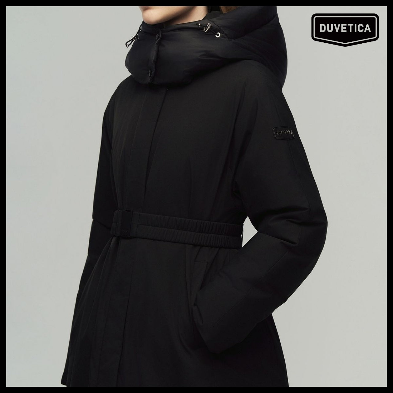 【DUVETICA】Cortina N - Black Womens Down Jacket