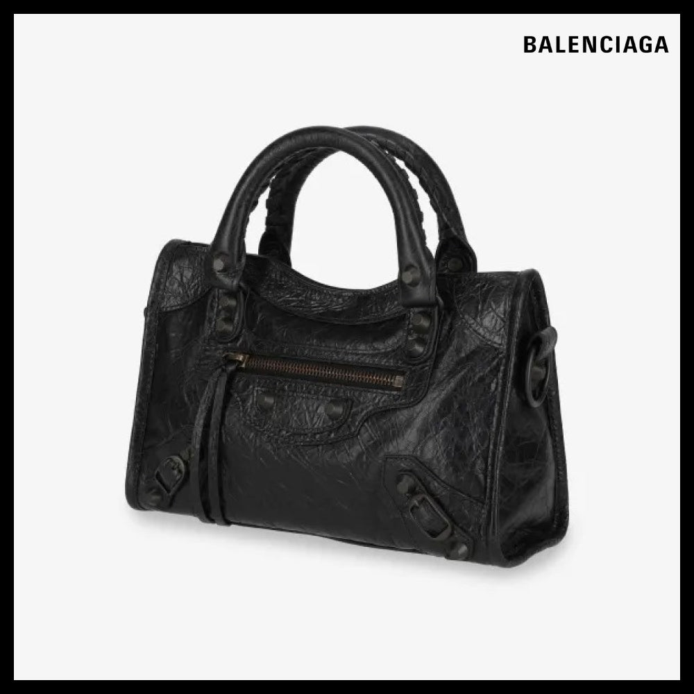 【BALENCIAGA】Le City Mini Tote Bag Black