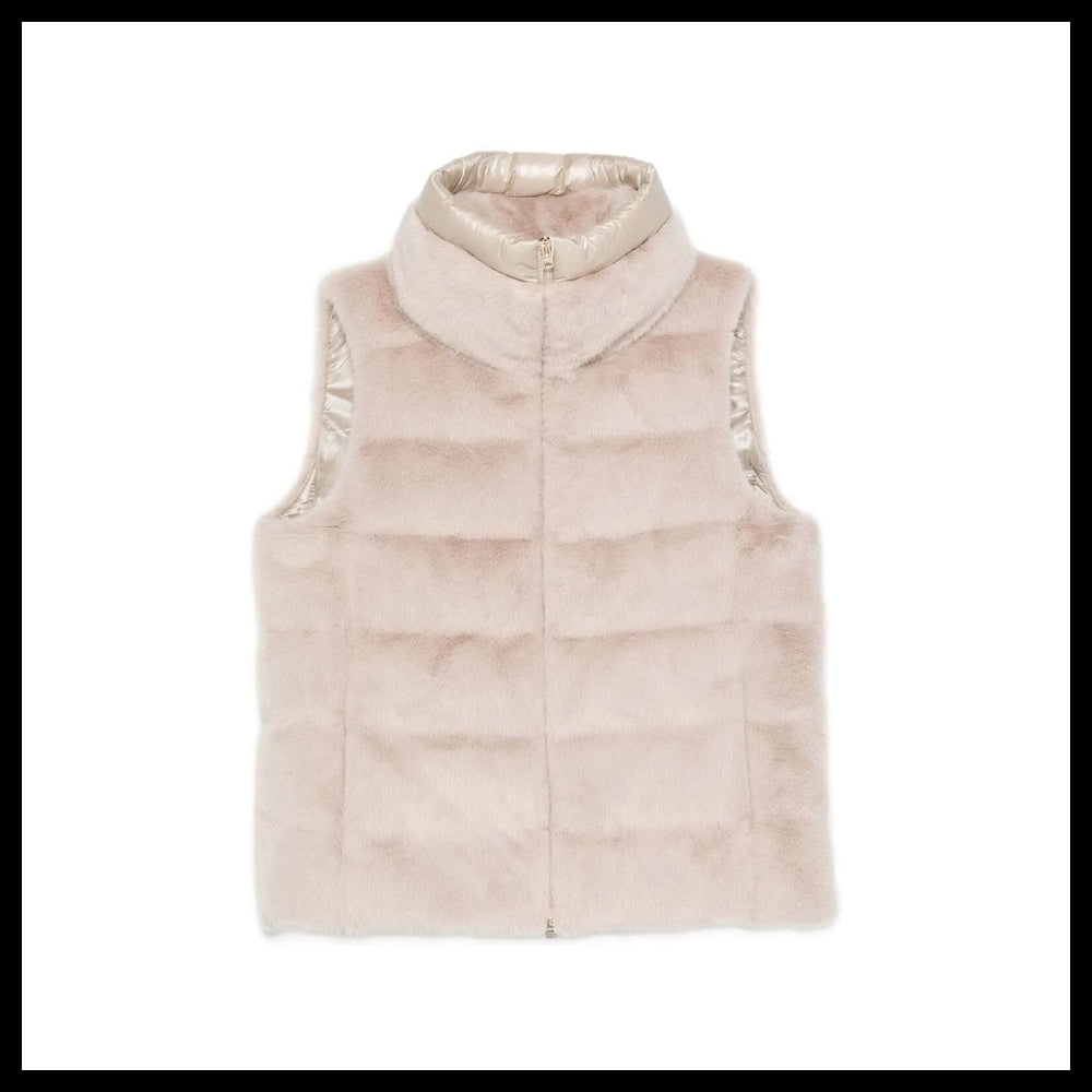 【Herno】Beige Puffer Jacket