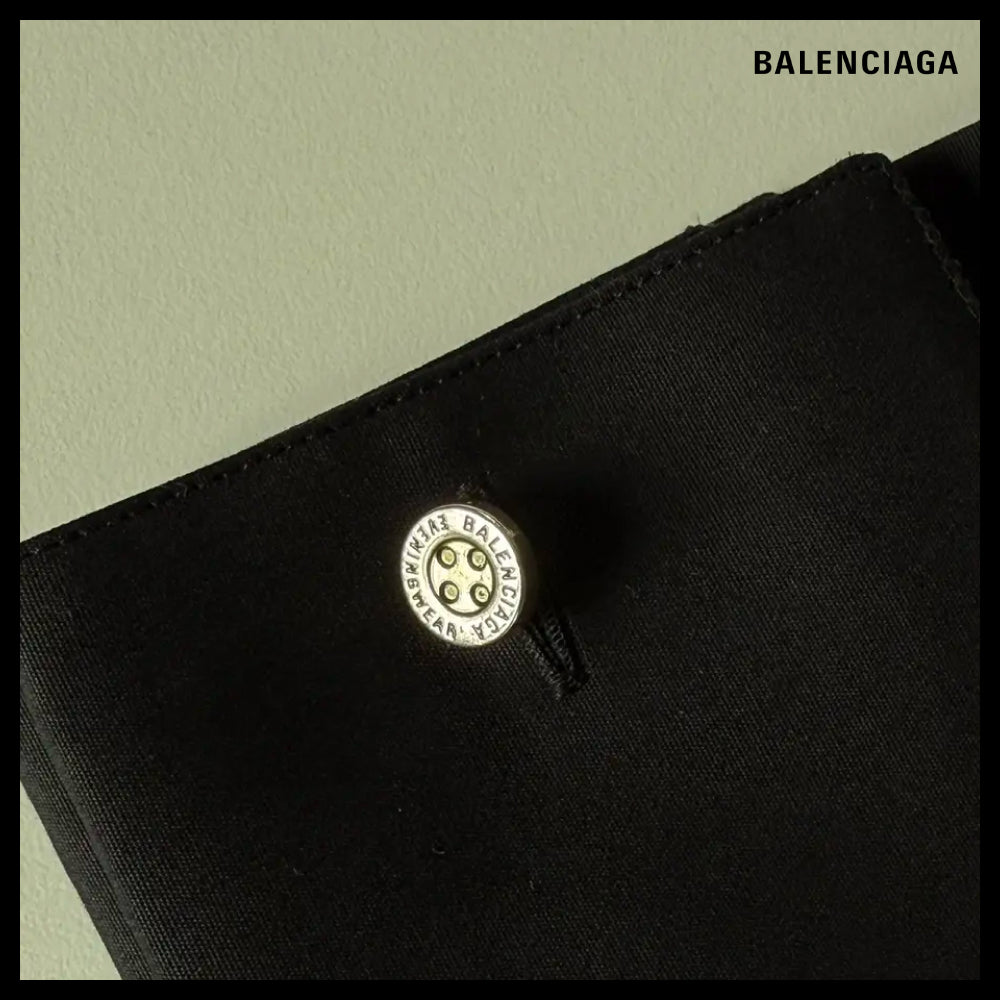 【BALENCIAGA】Regular Tuxedo Shirt Black