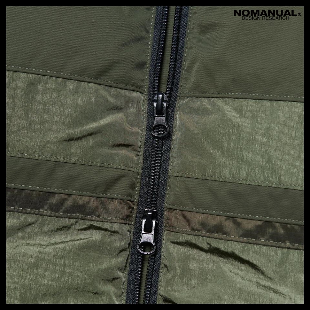 【NOMANUAL】H.C NYLON DOWN JACKET KHAKI