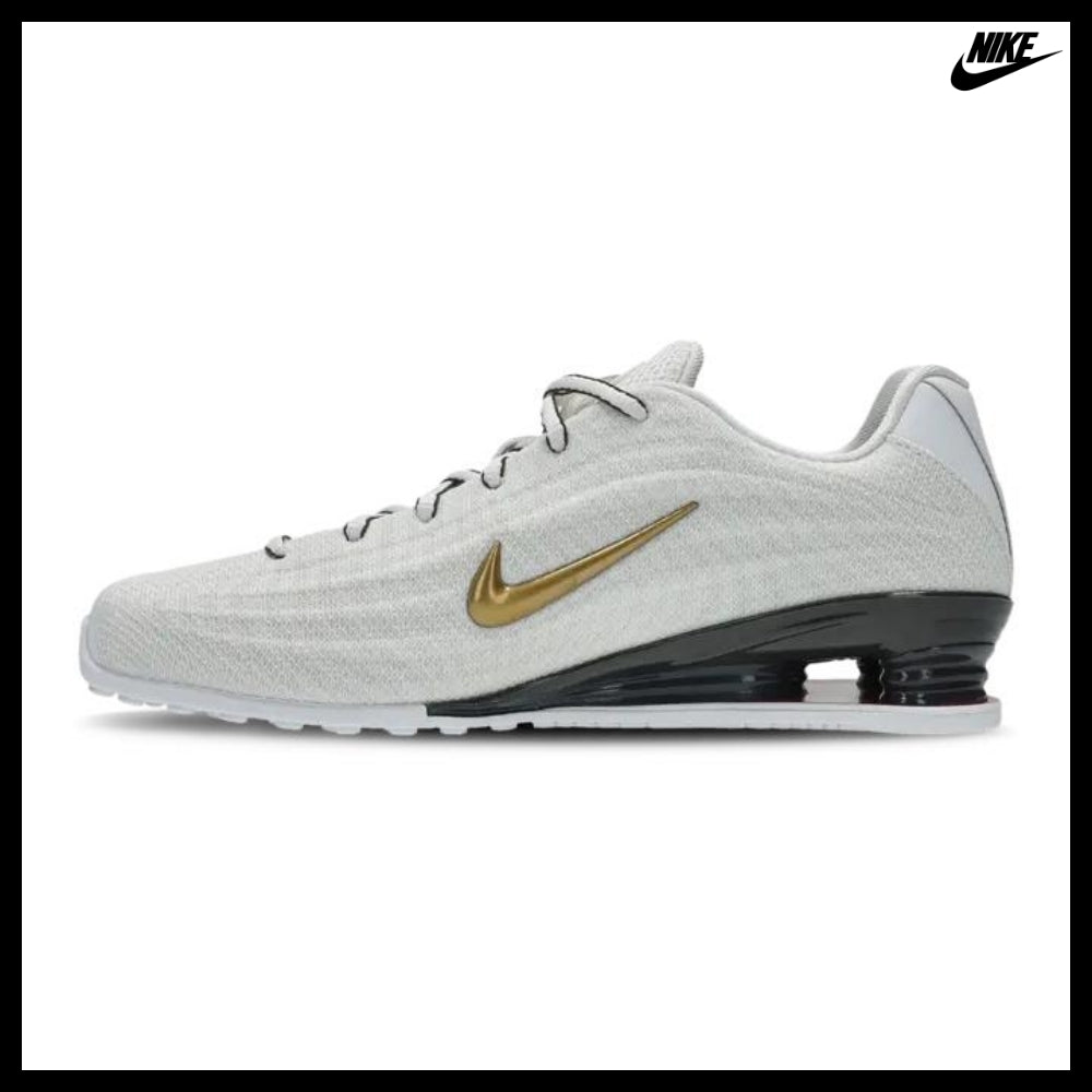【NIKE】W Shox Z White Metallic Gold