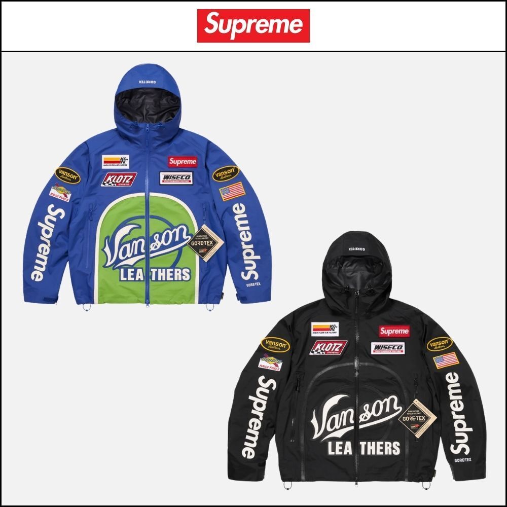 【100%正規品保証 Supreme】Leather Gore-Tex Hooded Jacket