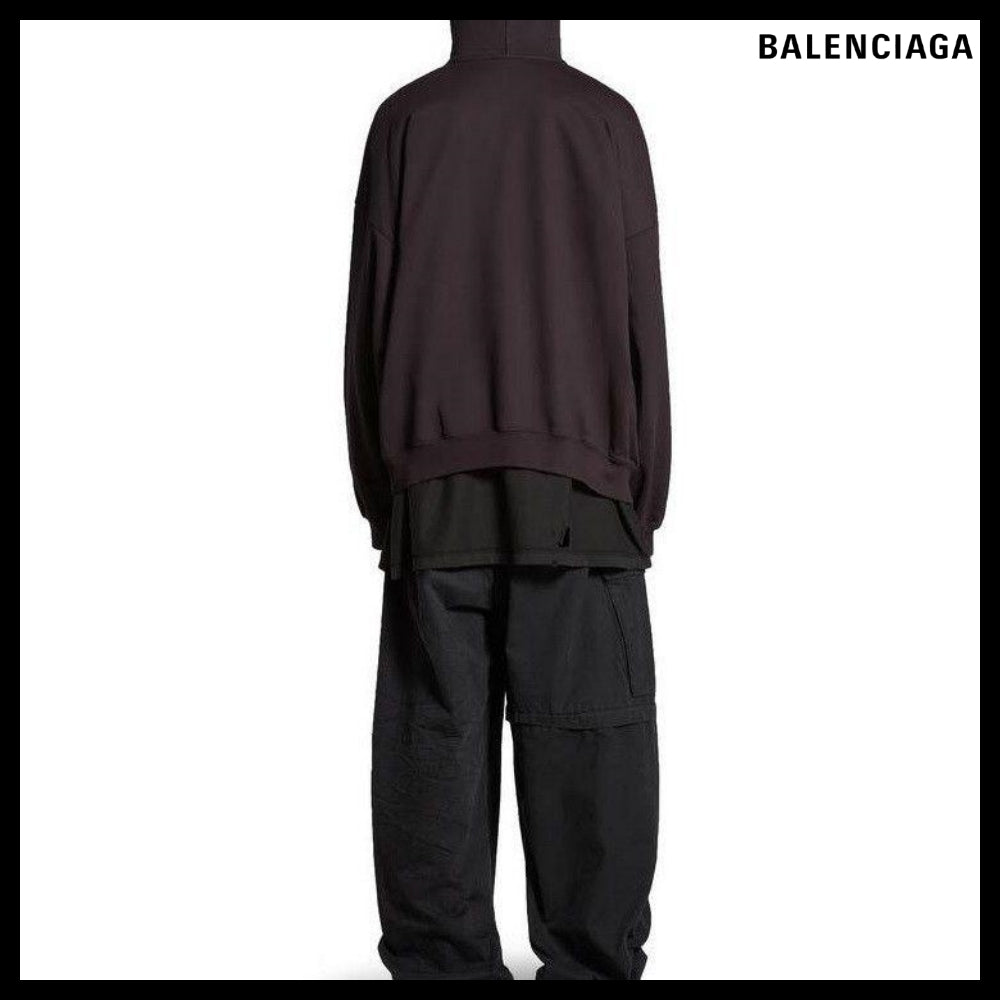 【BALENCIAGA】Love Hoodie Oversized Black