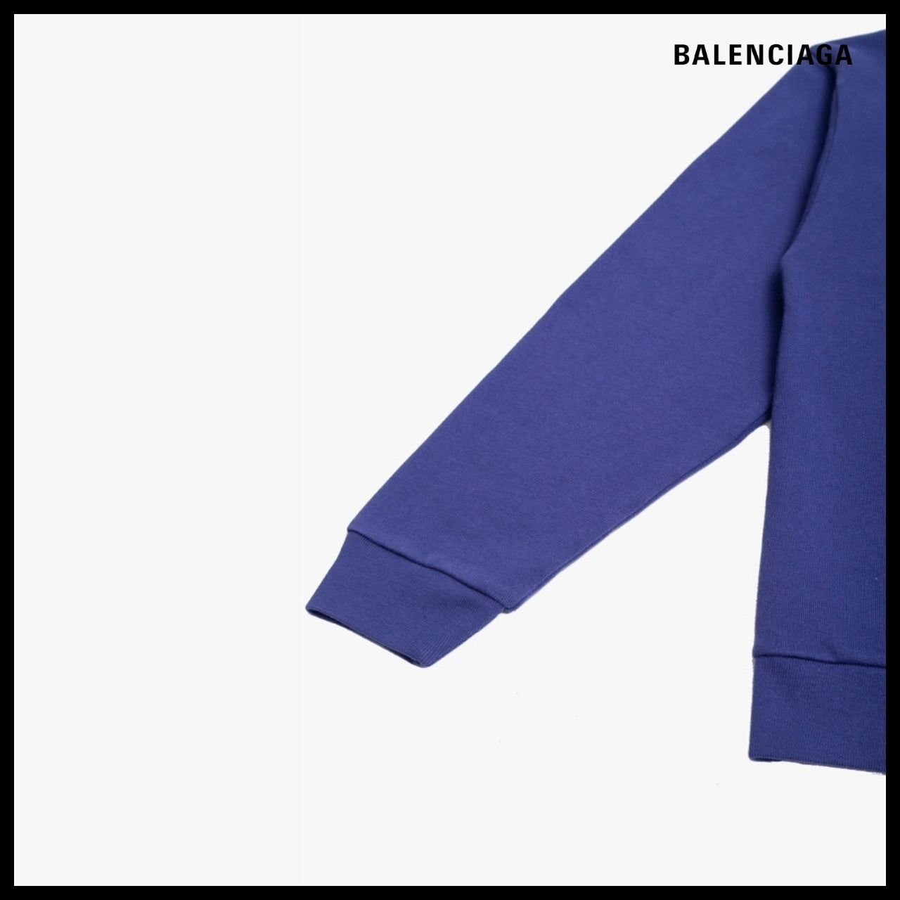 【BALENCIAGA】Kids Political Campaign Sweatshirt Navy