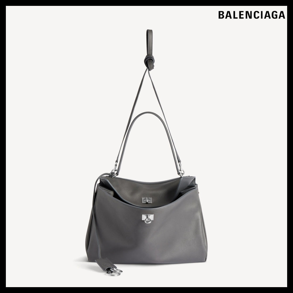 【BALENCIAGA】Rodeo Handbag Medium Gray
