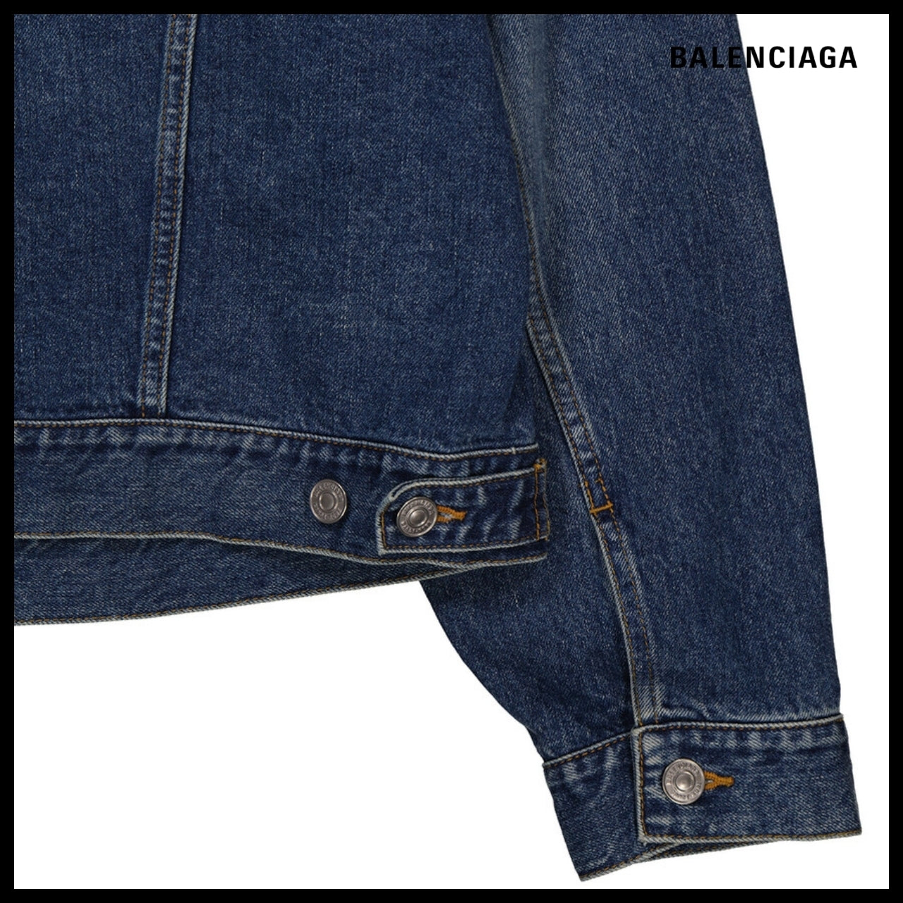 【BALENCIAGA】Panel Swing Denim Jacket